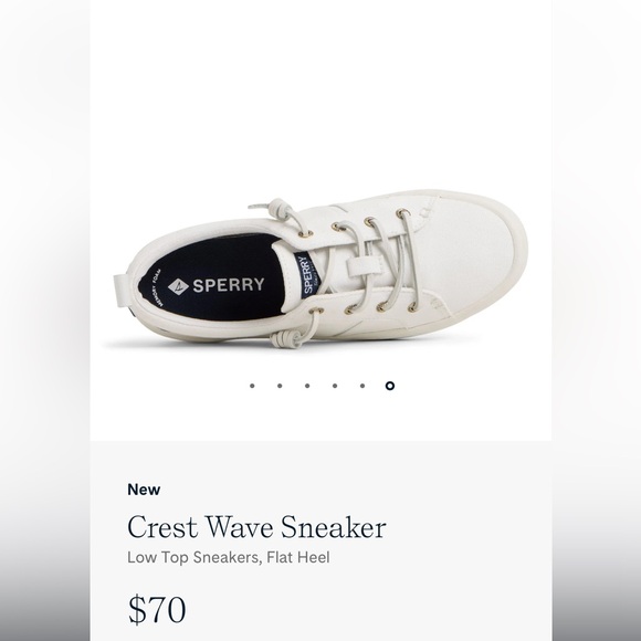 Sperry Shoes - Sperry Cream Crest Wave Sneakers